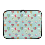 Hot Air Balloon Pattern Print Laptop Sleeve