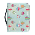 Hot Air Balloon Pattern Print Leather Bible Cover