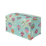 Hot Air Balloon Pattern Print Leather Tissue Box Cover