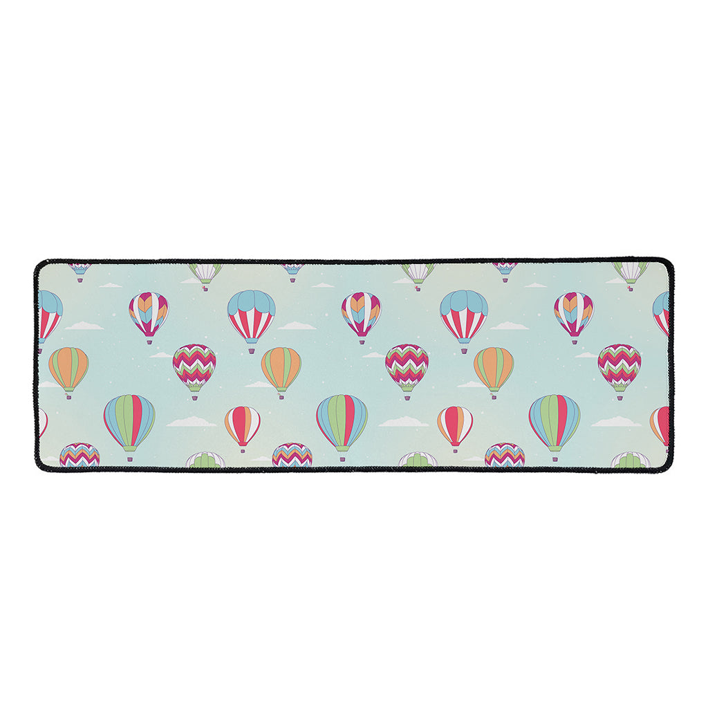 Hot Air Balloon Pattern Print Long Kitchen Mat