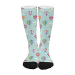 Hot Air Balloon Pattern Print Long Socks