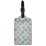 Hot Air Balloon Pattern Print Luggage Tag