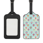Hot Air Balloon Pattern Print Luggage Tag