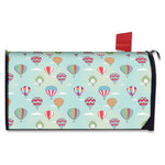 Hot Air Balloon Pattern Print Mailbox Cover