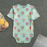 Hot Air Balloon Pattern Print Men's Bodysuit