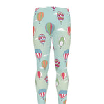 Hot Air Balloon Pattern Print Men's leggings