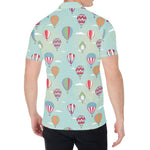 Hot Air Balloon Pattern Print Men's Shirt