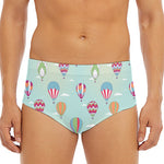 Hot Air Balloon Pattern Print Men's Triangle Swim Briefs