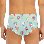 Hot Air Balloon Pattern Print Men's Triangle Swim Briefs