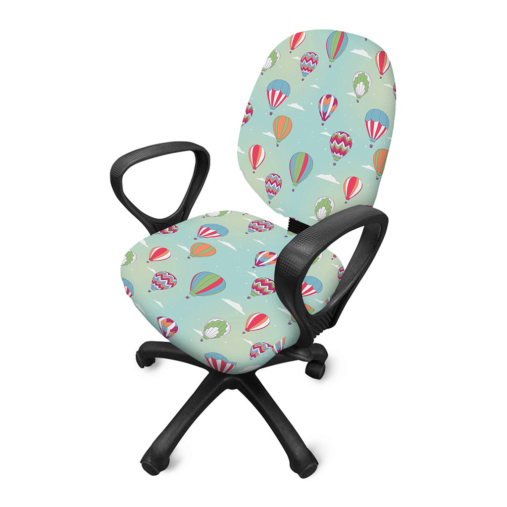 Hot Air Balloon Pattern Print Office Chair Cover