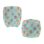 Hot Air Balloon Pattern Print Office Chair Cover