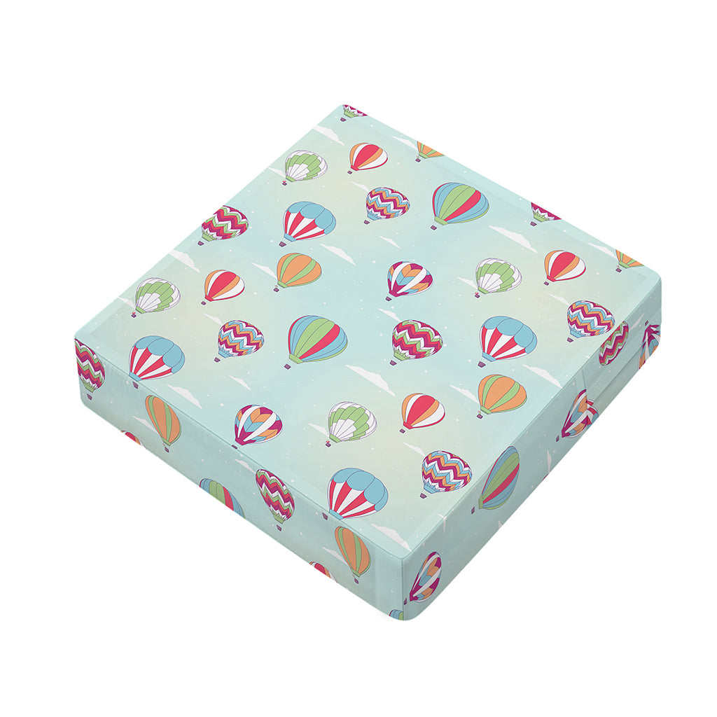 Hot Air Balloon Pattern Print Outdoor Seat Cushion Cover