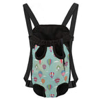 Hot Air Balloon Pattern Print Pet Carrier Backpack