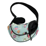 Hot Air Balloon Pattern Print Pet Sling Carrier