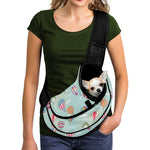 Hot Air Balloon Pattern Print Pet Sling Carrier