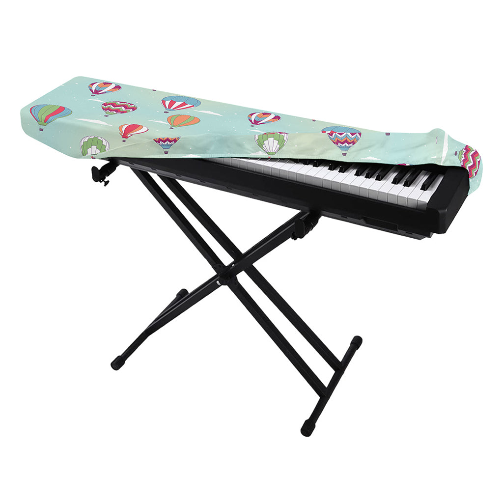 Hot Air Balloon Pattern Print Piano Keyboard Cover