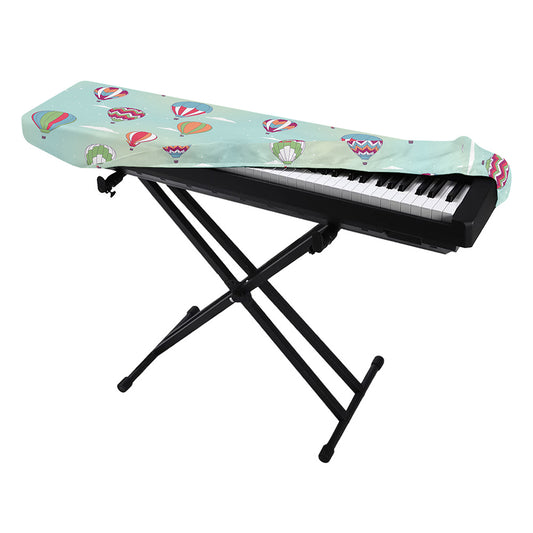 Hot Air Balloon Pattern Print Piano Keyboard Cover