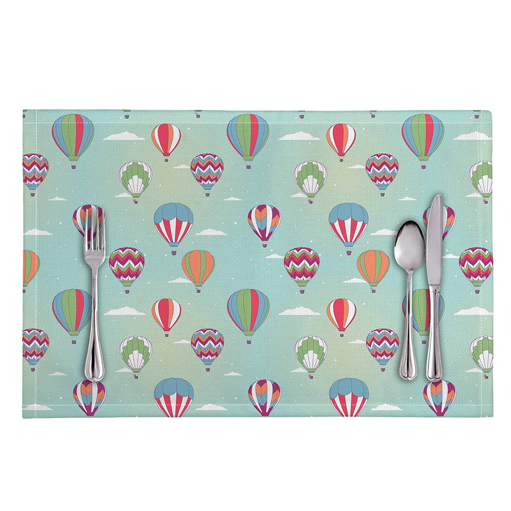 Hot Air Balloon Pattern Print Placemat