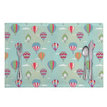Hot Air Balloon Pattern Print Placemat