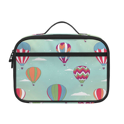 Hot Air Balloon Pattern Print Portable Lunch Bag