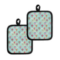 Hot Air Balloon Pattern Print Pot Holders