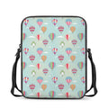 Hot Air Balloon Pattern Print Rectangular Crossbody Bag