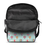 Hot Air Balloon Pattern Print Rectangular Crossbody Bag