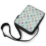 Hot Air Balloon Pattern Print Rectangular Crossbody Bag