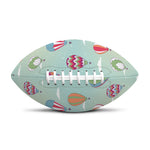 Hot Air Balloon Pattern Print Rugby Ball