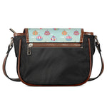 Hot Air Balloon Pattern Print Saddle Bag
