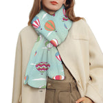 Hot Air Balloon Pattern Print Scarf