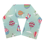 Hot Air Balloon Pattern Print Scarf