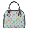 Hot Air Balloon Pattern Print Shoulder Handbag