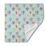 Hot Air Balloon Pattern Print Silk Bandana