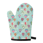 Hot Air Balloon Pattern Print Single Oven Mitt