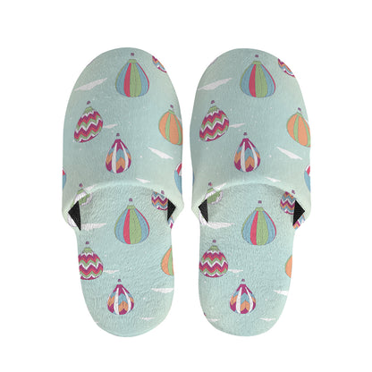 Hot Air Balloon Pattern Print Slippers