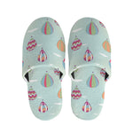 Hot Air Balloon Pattern Print Slippers