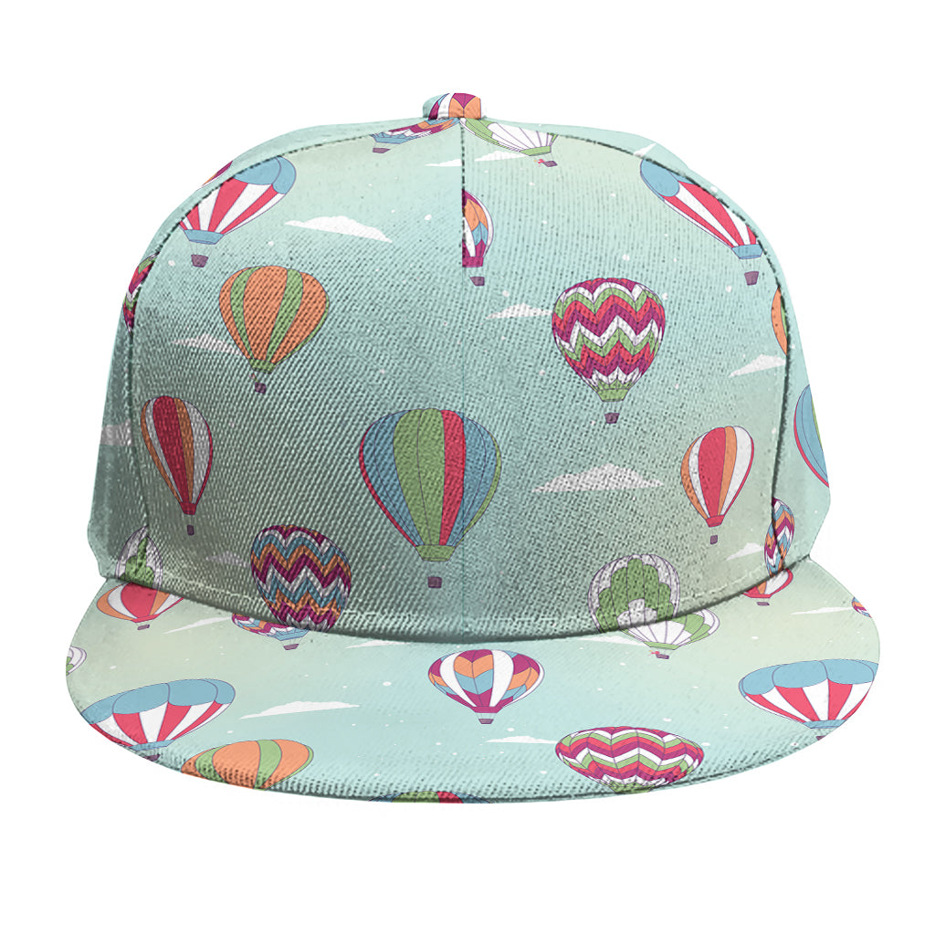 Hot Air Balloon Pattern Print Snapback Cap