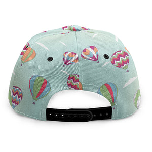 Hot Air Balloon Pattern Print Snapback Cap