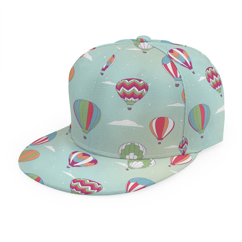 Hot Air Balloon Pattern Print Snapback Cap