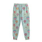 Hot Air Balloon Pattern Print Sweatpants