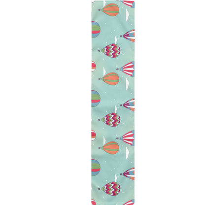 Hot Air Balloon Pattern Print Table Runner