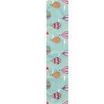 Hot Air Balloon Pattern Print Table Runner