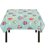 Hot Air Balloon Pattern Print Tablecloth