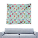 Hot Air Balloon Pattern Print Tapestry