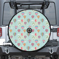Hot Air Balloon Pattern Print Tire Cover With Camera Hole