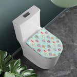 Hot Air Balloon Pattern Print Toilet Lid Cover