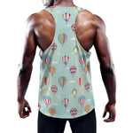 Hot Air Balloon Pattern Print Training Tank Top