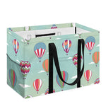 Hot Air Balloon Pattern Print Utility Tote Bag