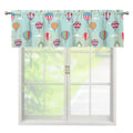 Hot Air Balloon Pattern Print Window Valance